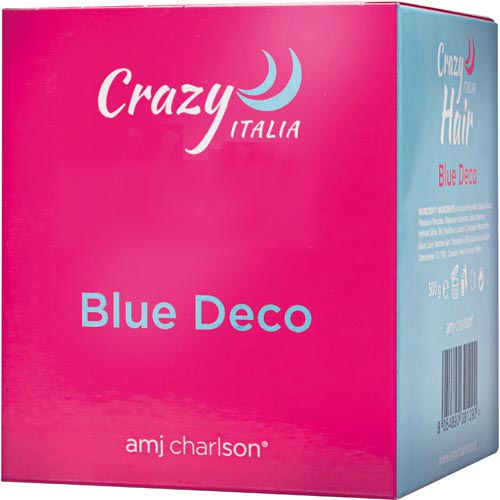 ผมบ้า ITALIA สีฟ้า DECO - CRAZY ITALIA